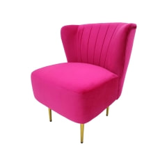 Ella Accent Chair - Hot Pink ​​F-AC103-HP