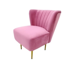 Ella Accent Chair - Mid Pink ​​F-AC103-PI