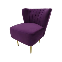 Ella Accent Chair - Purple ​​F-AC103-PR