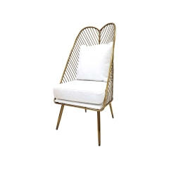 Lois Accent Chair - White ​​F-AC128-WH