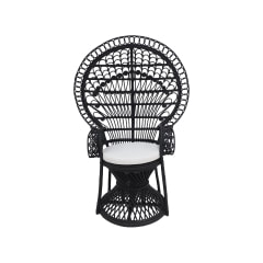 Peacock Chair - Black ​​ ​F-AC204-BL