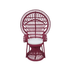 Peacock Chair - Hot Pink ​​​F-AC204-HP