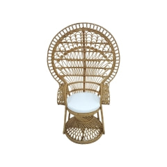 Peacock Accent Chair - Natural F-AC204-NT