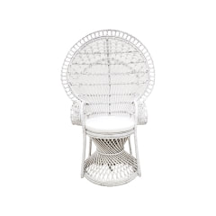 Peacock Chair - White ​​ ​F-AC204-WH