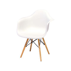 Eames Arm Chair - White ​F-AR130-WH