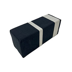Arabic Seating - Armrest - Black + White ​​F-AS120-BW