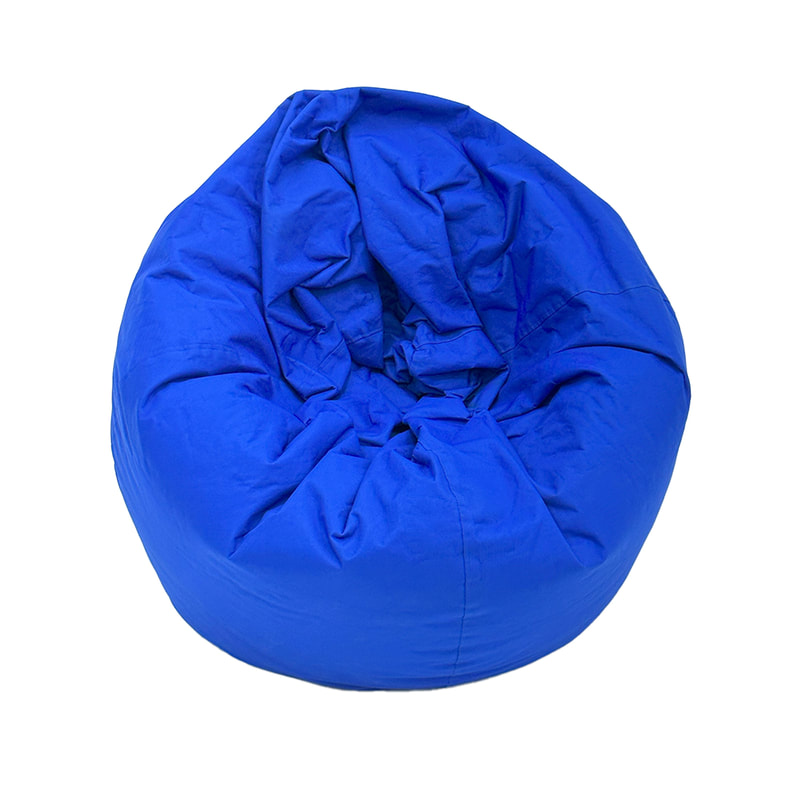 F-BB103-BU Miami bean bag in blue fabric