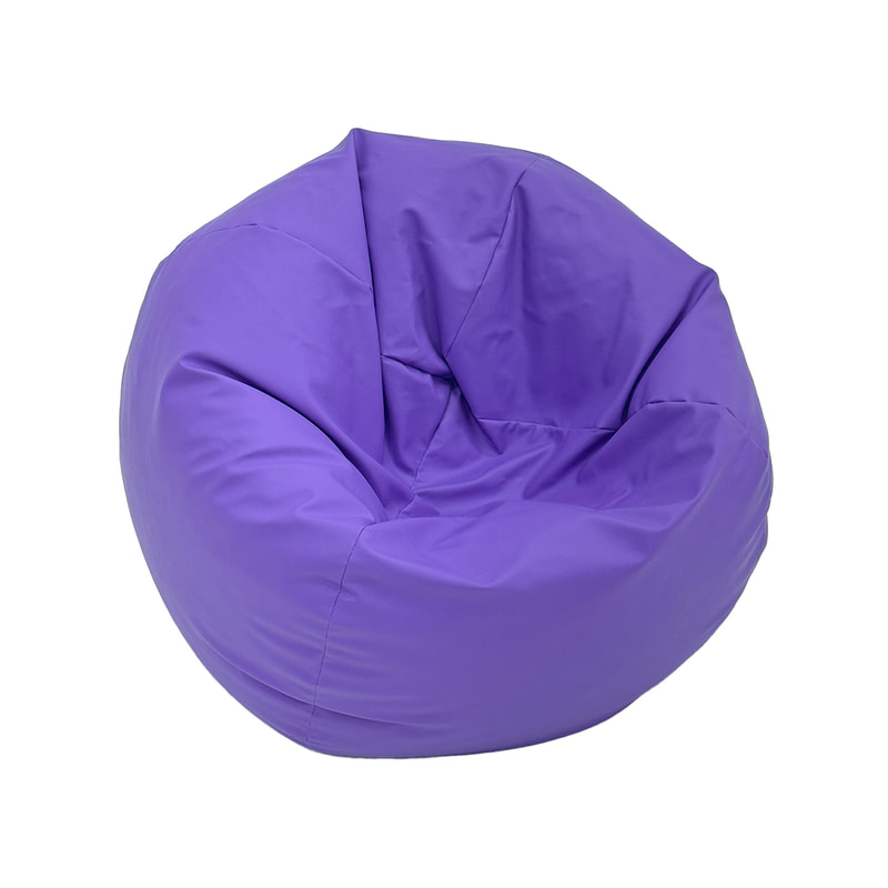 F-BB103-PR Miami bean bag in purple fabric