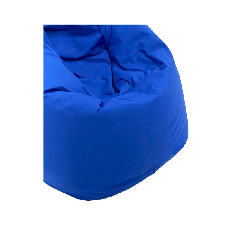 F-BB104-DB Texas bean bag in dark blue fabric