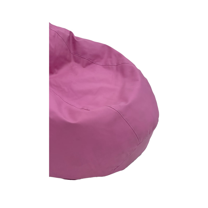 F-BB104-PI Texas bean bag in pink fabric