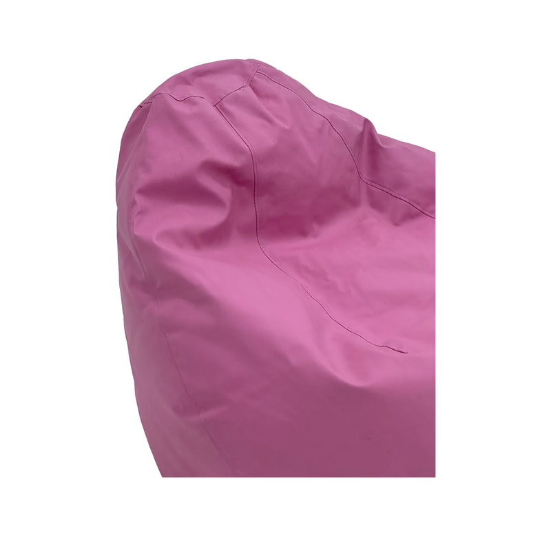 F-BB104-PI Texas bean bag in pink fabric