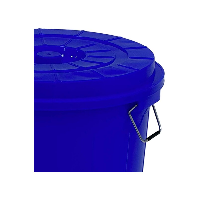 F-BI122-DB Type 2 Site bin in dark blue with a separate lid