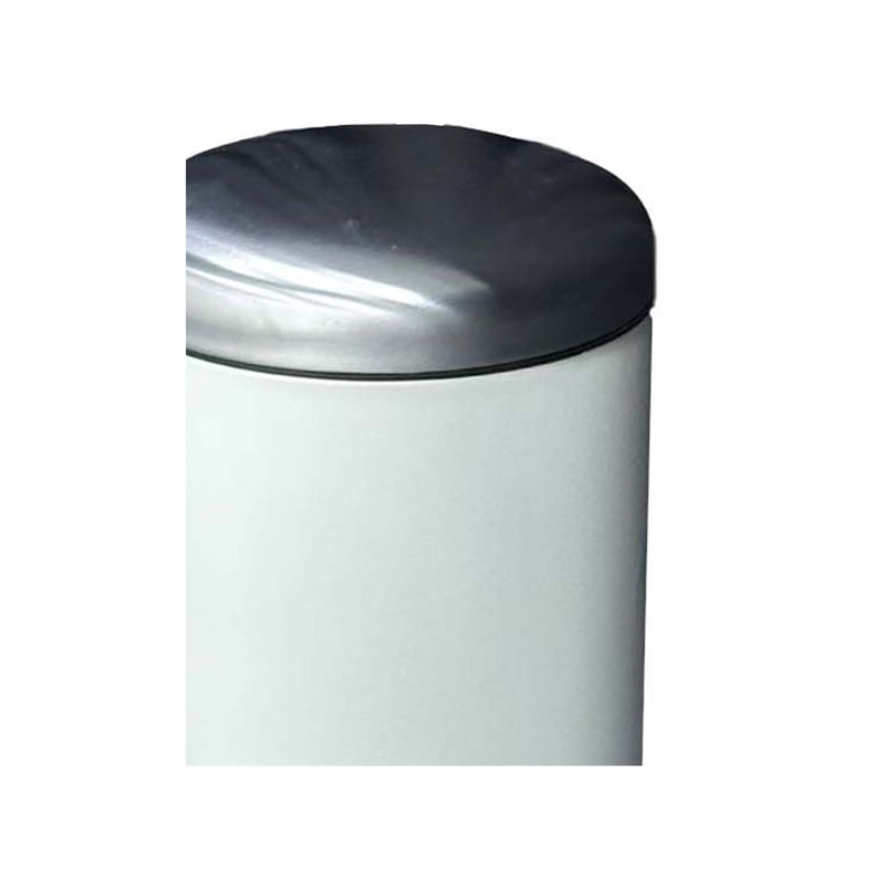 F-BI162-SI Type 2 Stainless steel bin in silver with a foot pedal