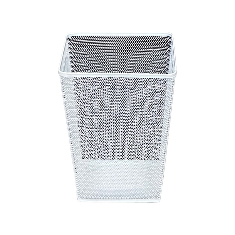 F-BI182-WH Type 2 Waste paper bin in white metal