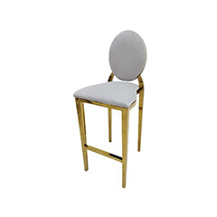 Gold Dior Barstool - Silver F-BS133-SI