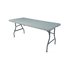 6ft Rectangular Banquet Table - Type 2 - White F-BT102-WH
