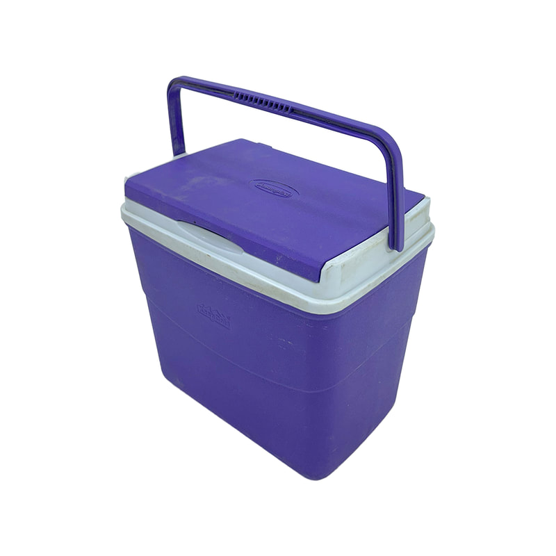 F-CB102-PR Type 2 Cosmoplast cooler box in purple (30L)