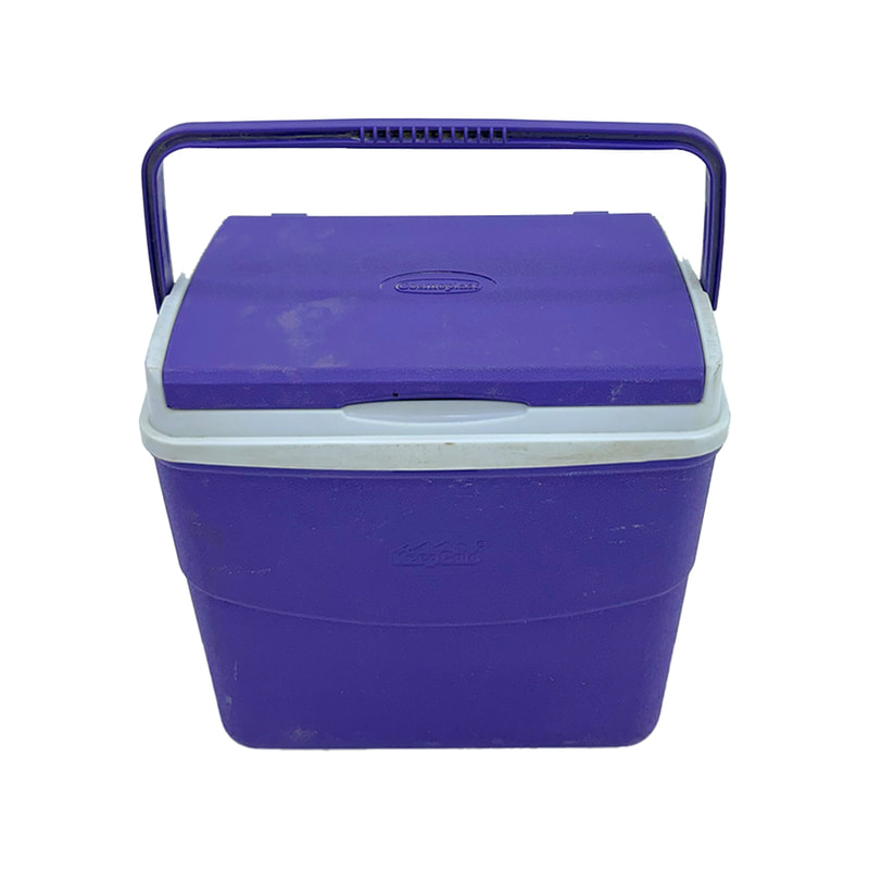 F-CB102-PR Type 2 Cosmoplast cooler box in purple (30L)