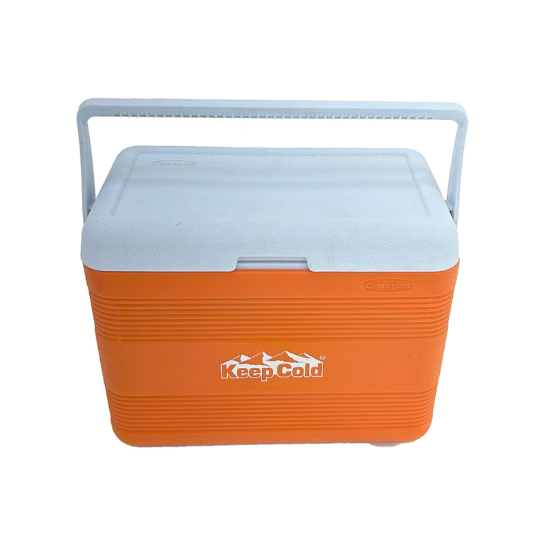 F-CB103-OR Type 3 Cosmoplast cooler box in orange (30L)