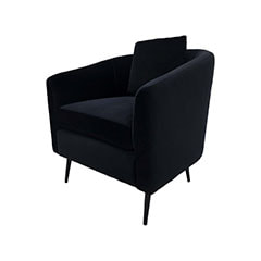 Eve Club Chair - Black ​F-CC114-BL