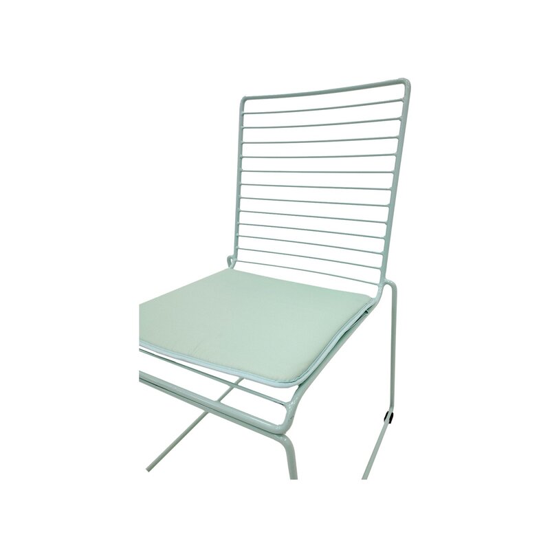 F-CH126-GM Isla chair with mint green metal frame