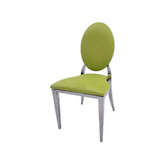 Silver Dior Chair - Lime Green ​F-CH132-GL