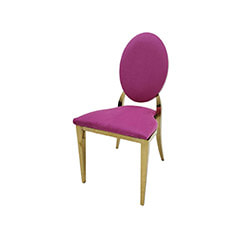 Gold Dior Chair - Hot Pink ​F-CH133-HP