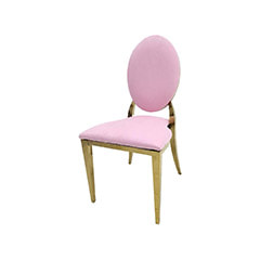 Gold Dior Chair - Light Pink ​F-CH133-LP