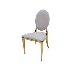 Gold Dior Chair - Silver ​F-CH133-SI