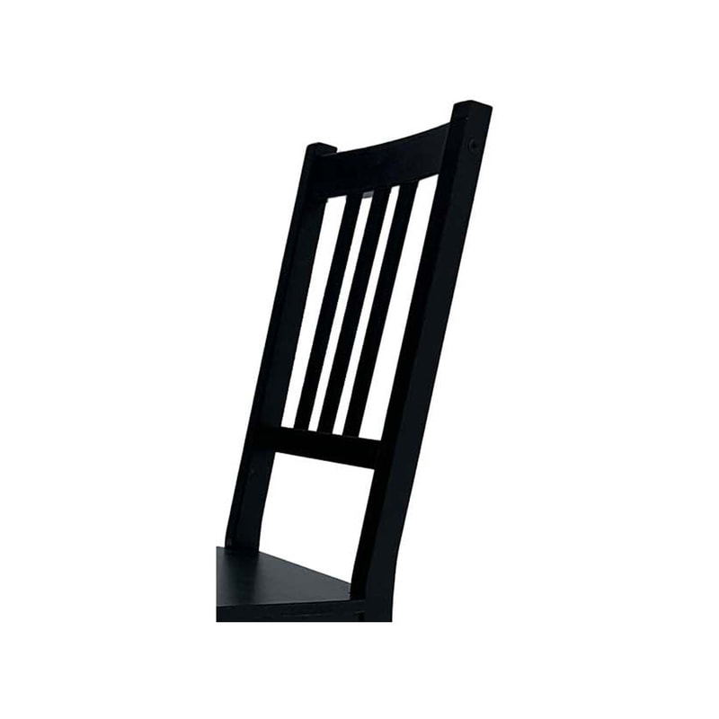 F-CH164-BL Stefan chair with black wooden frame