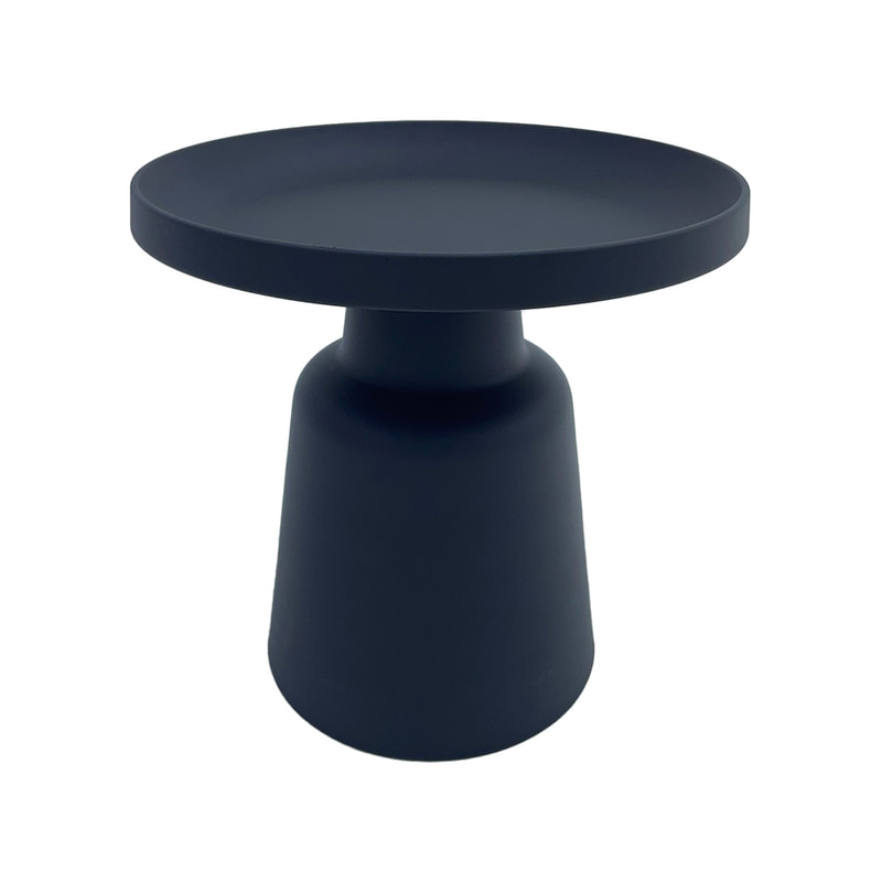 F-CS188-BL Dune round side table in black