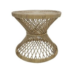 Peacock Side Table - Natural  F-CS204-NT