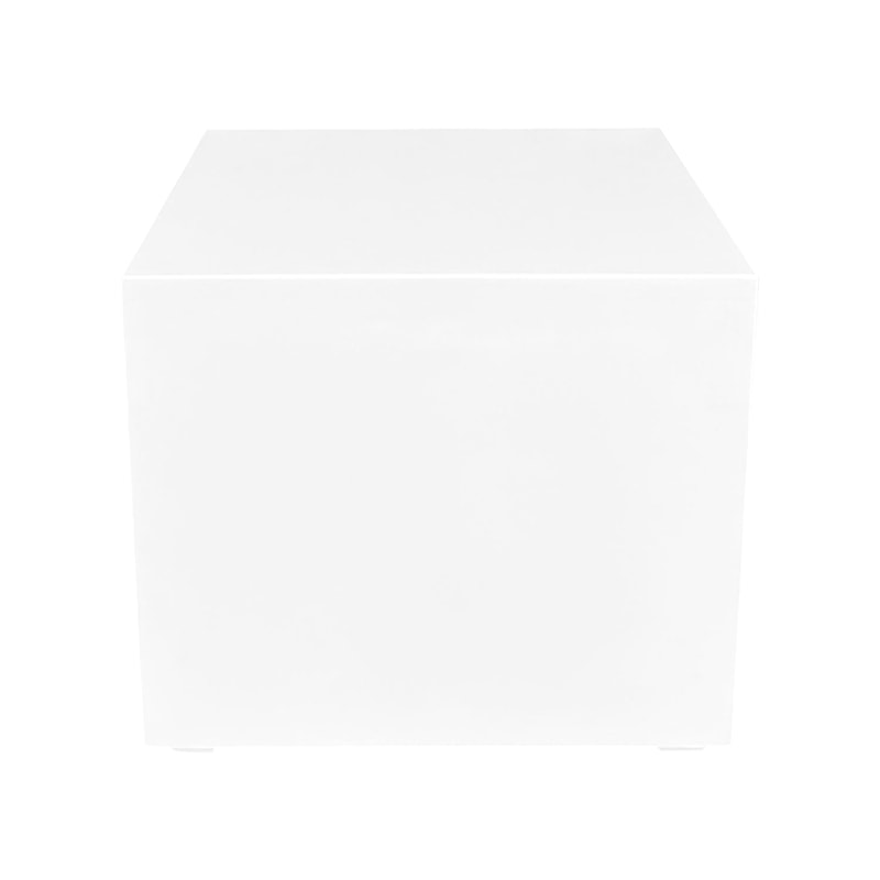 F-CS222-WH Daphne square side table in white