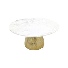 Bermuda Coffee Table - White + Gold ​F-CT172-GW