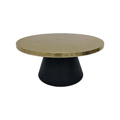 Hamra Coffee Table - Gold + Black F-CT175-BG