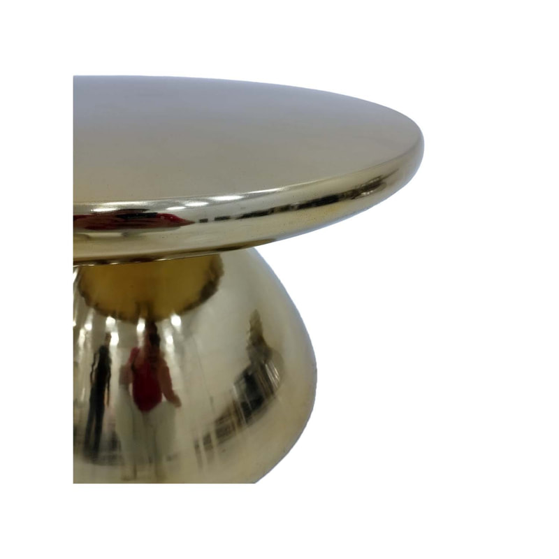 F-CT185-CG Lorin coffee table in brushed gold