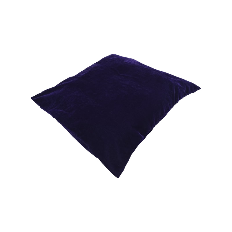 F-CW140-DP  for 40cm x 40cm Luca cushion - dark purple suede fabric