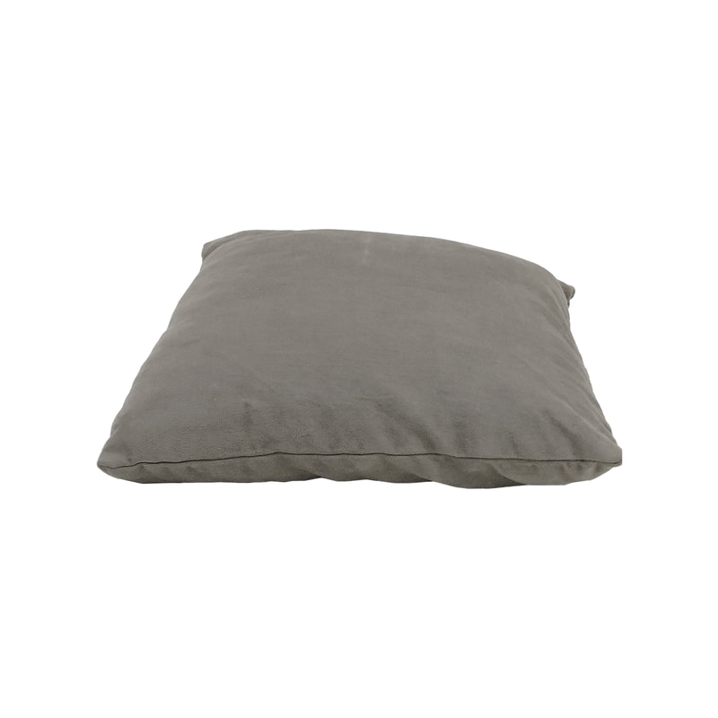 F-CW140-GY  for 40cm x 40cm Luca cushion - grey suede fabric