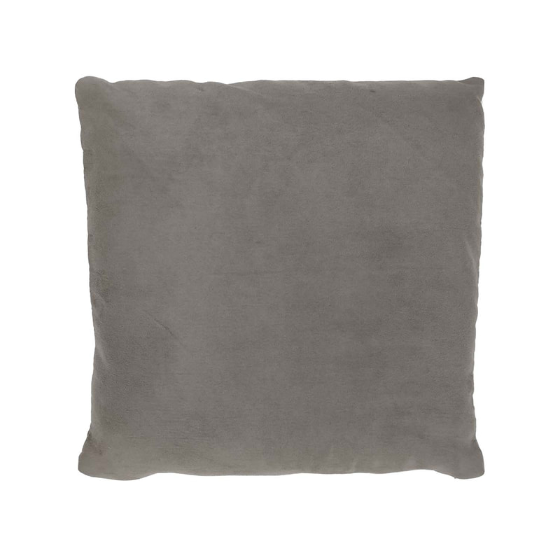 F-CW140-GY  for 40cm x 40cm Luca cushion - grey suede fabric