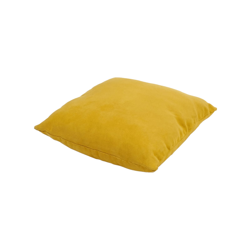 F-CW140-YL  for 40cm x 40cm Luca cushion - yellow suede fabric
