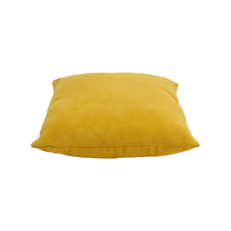 F-CW140-YL  for 40cm x 40cm Luca cushion - yellow suede fabric