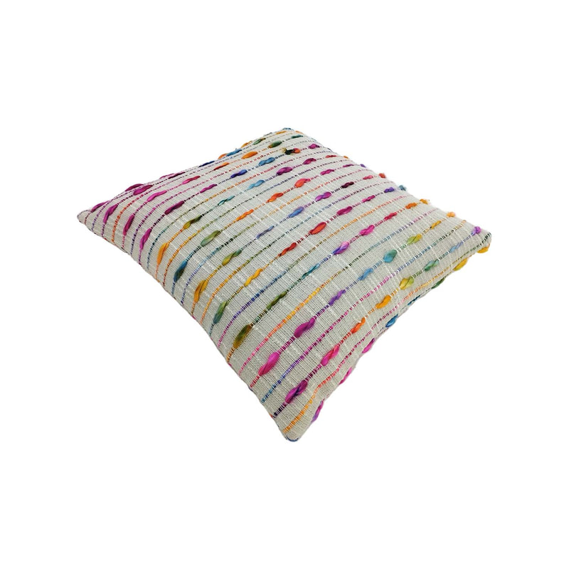 F-CW202-MC Sabrina cushion in multicolored pattern