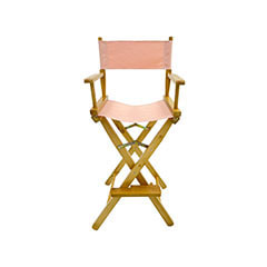 Kubrick Director's High Chair - Light Pink ​F-DR102-LP