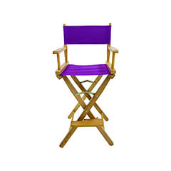 Kubrick Director's High Chair - Purple ​F-DR102-PR