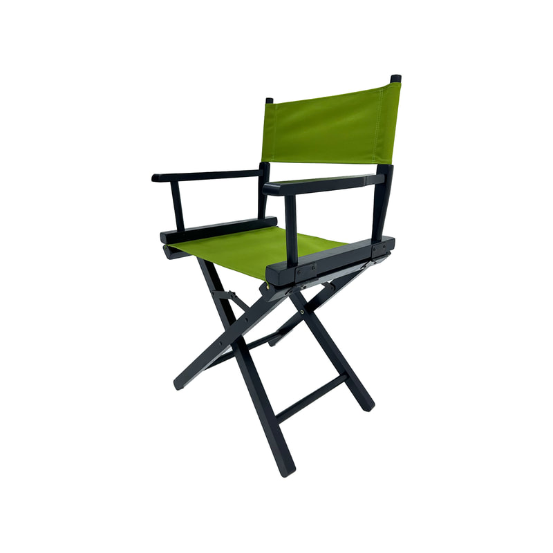 F-DR103-OG Kubrick director's chair in olive green fabric with black wooden frame 