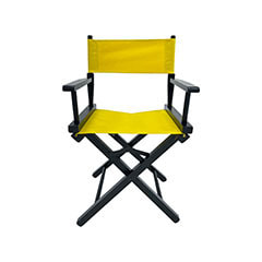 Kubrick Director's Chair - Yellow ​​F-DR103-YL​