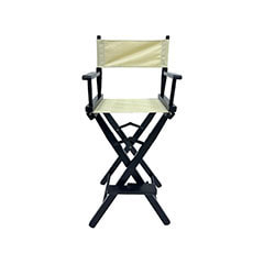 Kubrick Director's High Chair - Cream ​F-DR104-CR