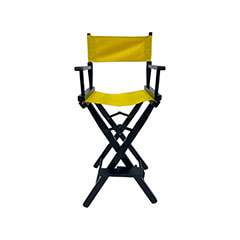 Kubrick Director's High Chair - Yellow ​F-DR104-YL