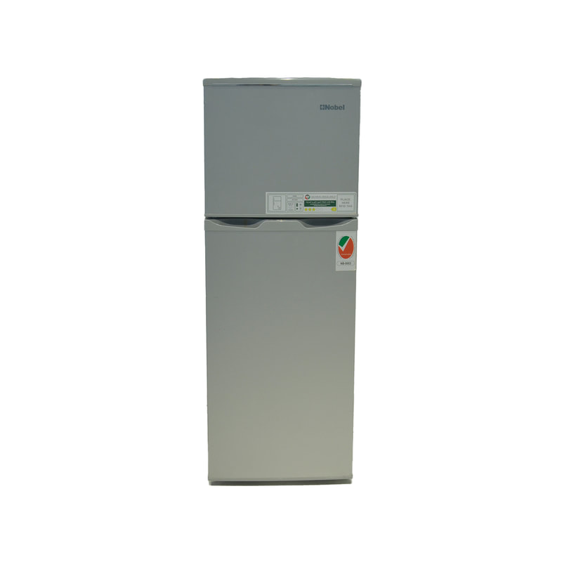 F-EL105-GY Type 5 NRF fridge in mid grey (98L)