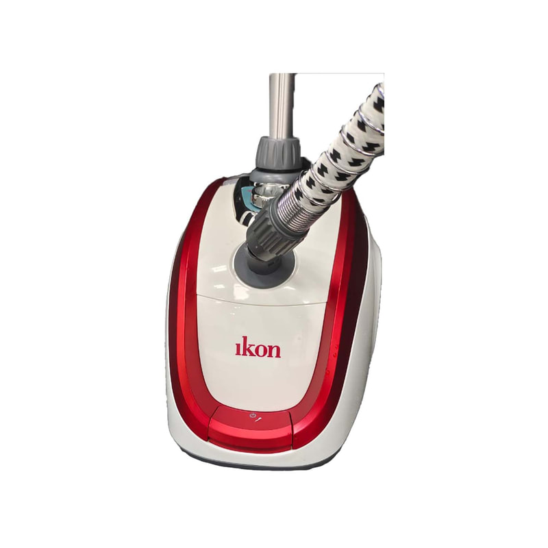F-EL113-WR Type 5 Ikon standing steamer in red and white